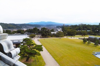 きれいに整備され広々とした公園をお散歩。